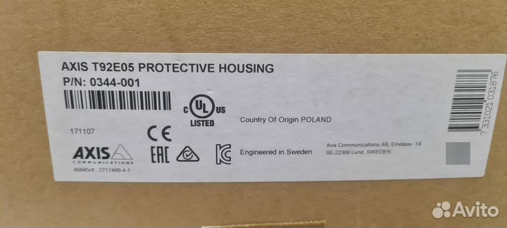Защитный корпус видеокамеры axis T92E05