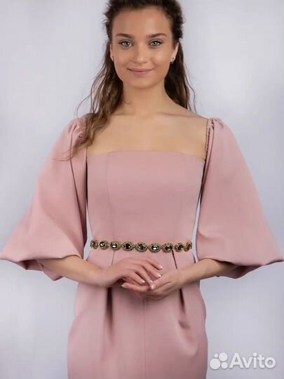 Пояс металлический с камнями