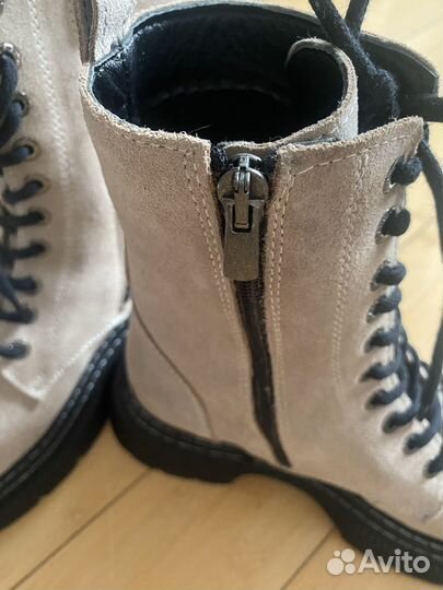 Ботинки замшевые женские