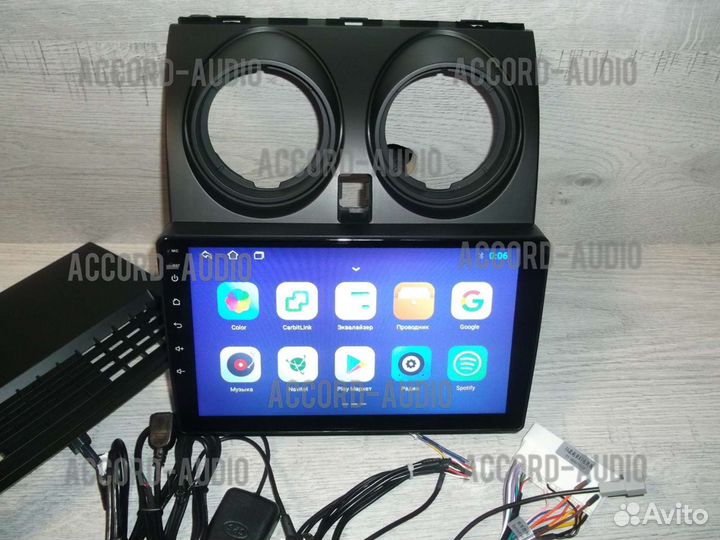 Магнитола 2DIN Nissan Qashqai j10 Android GPS WiFi