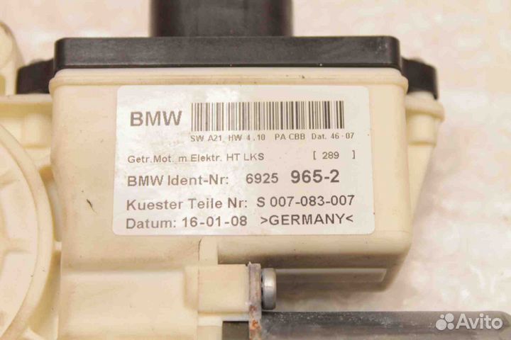 Моторчик стеклоподъемника задний левый BMW X