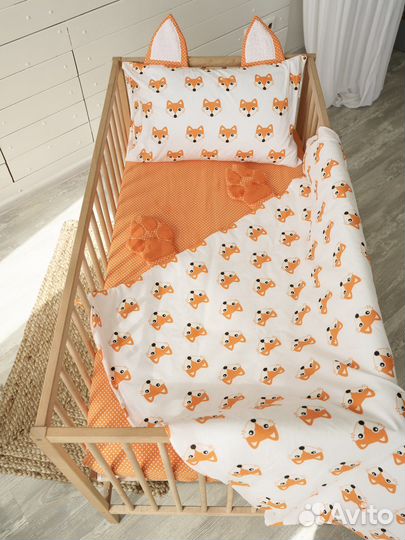 Уникальный подарок комплект детского белья 120*60