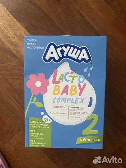 Сухая смесь агуша 2