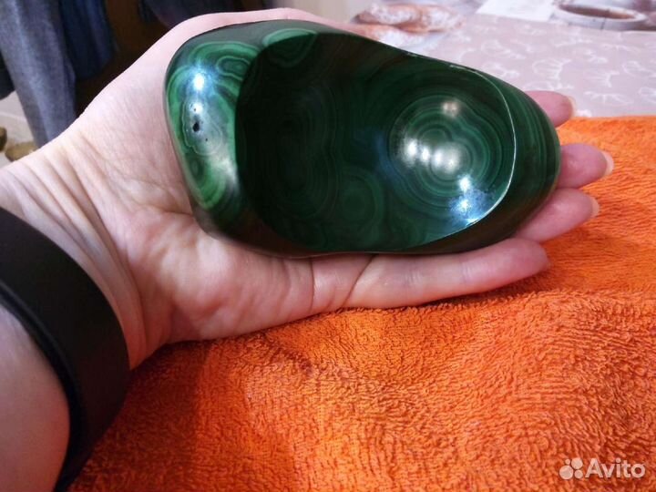 Пепельница малахит