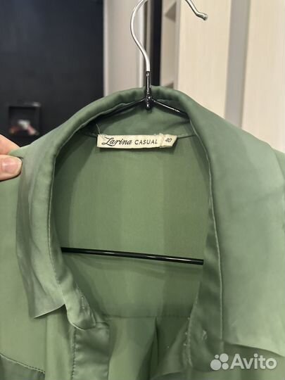 Рубашка zarina хакки 42