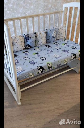 Бортики в детскую кроватку