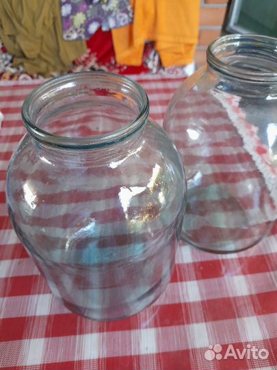 Стеклянная банка 1.8 и 3х литровые