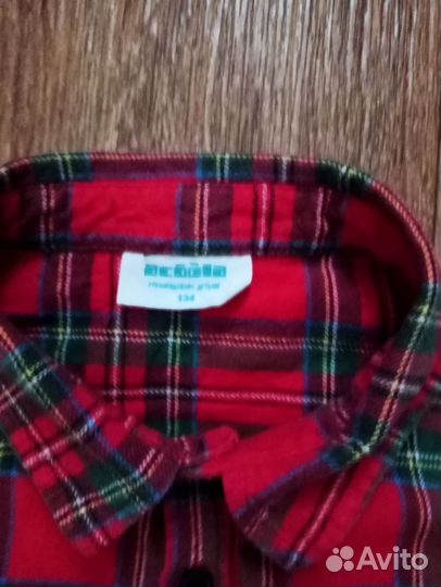 Рубашка для мальчика 134