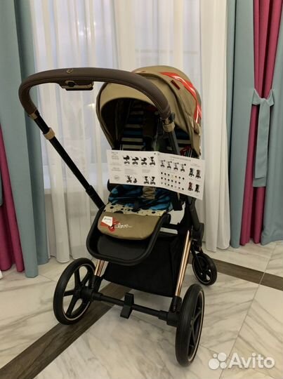 Новинка Cybex Priam 2022 Karolina rose gold