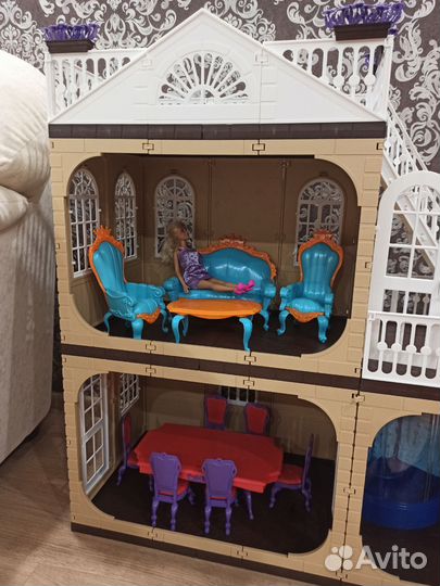 Домик кукольный для барби
