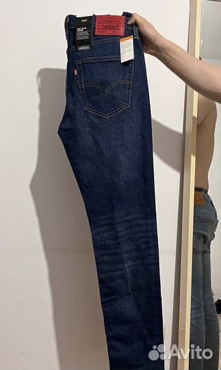 Джинсы levis 512 w32 l32