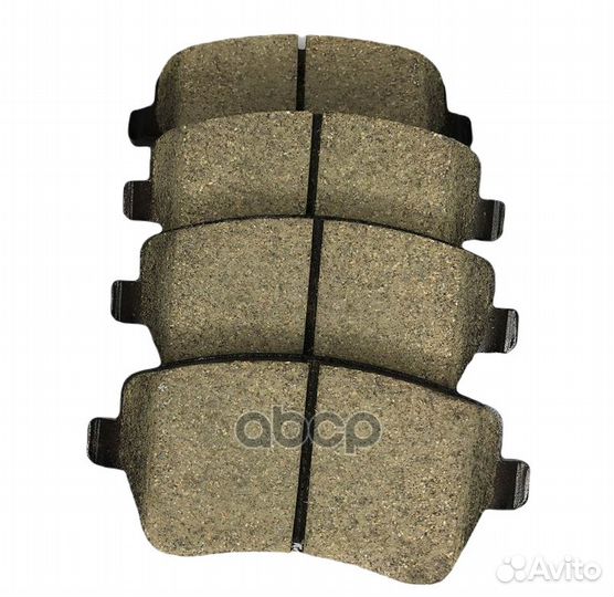 Колодки тормозные, передние (с антискрипной пла