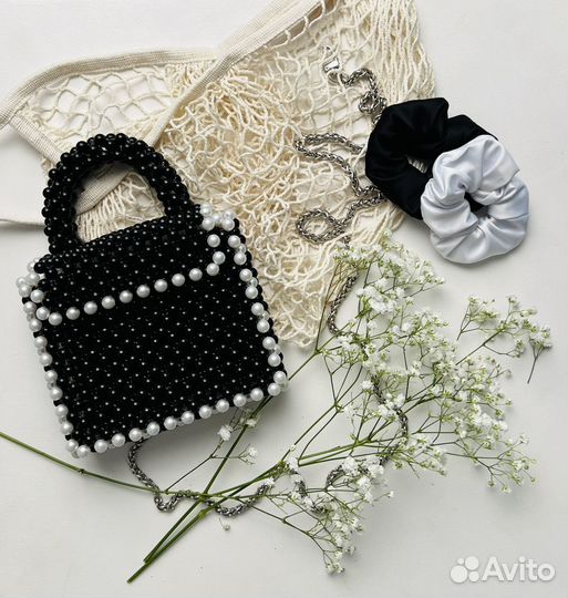 Сумка из бусин ручной работы