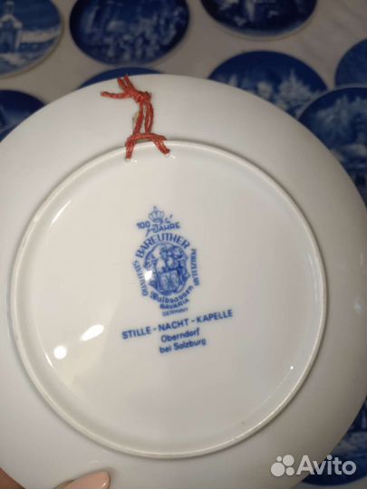 Тарелочки настенные фарфор антиквариат Германия
