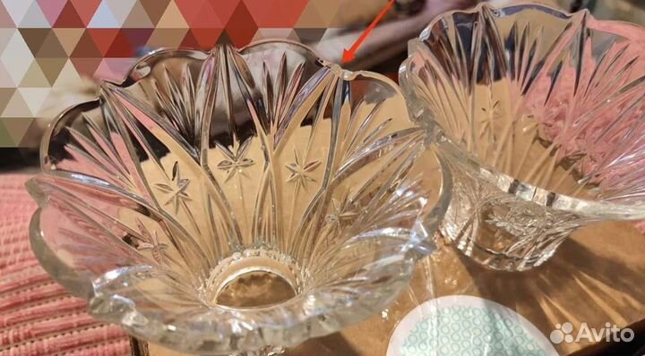 Плафоны хрусталь Зик с нюансами за 1000 и 1300