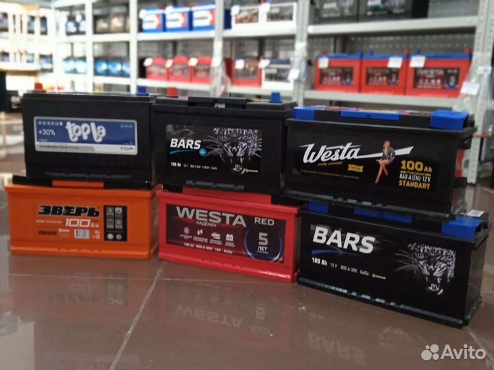 Акб для внедорожников 100ач/ доставка бесплатная