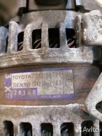 Генератор Toyota Avensis T25 2AZ-FSE 2.4