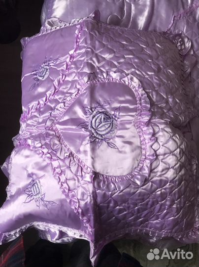 Комплект двуспальный из покрывала и двух наволочек