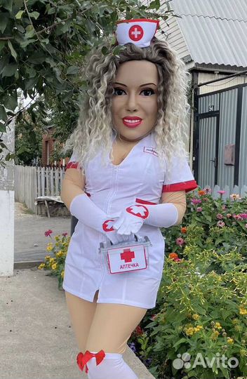 Поздравление, шуточный стриптиз, ростовая кукла