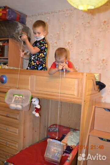 Кровать-чердак д/деток с небольш разниц в возрасте