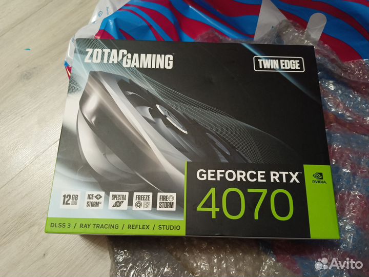 Видеокарта Zotac Gaming Geforce GTX 4070