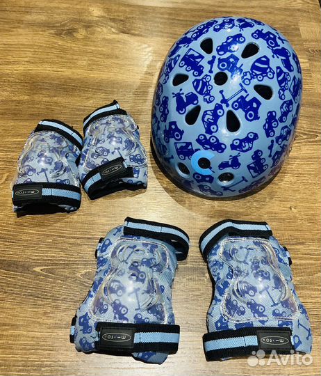 Детский Шлем и комплект защиты