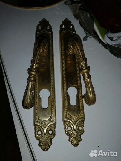 Винтажные ручки бронза