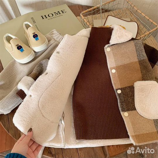 Пальто детское новое