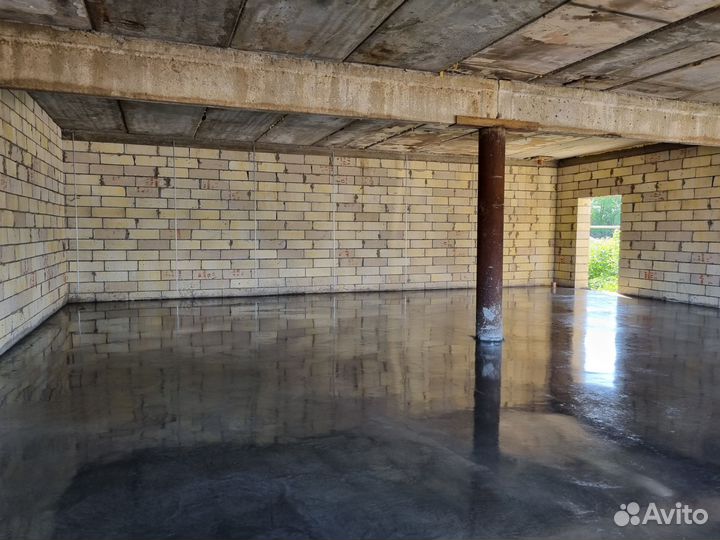 Затирка бетонных полов вертолетом