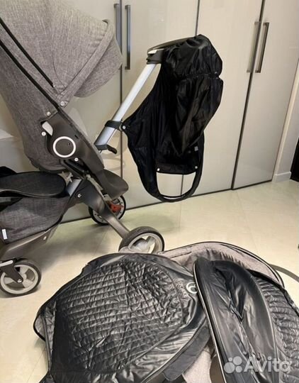 Коляска stokke xplory v6 с люлькой