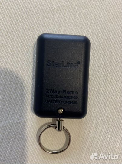 Брелок сигнализации starline без дисплея