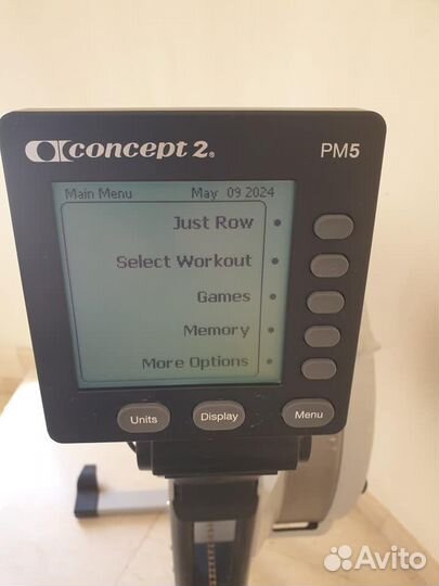 Гребной тренажер Rower Concept2 D PM5