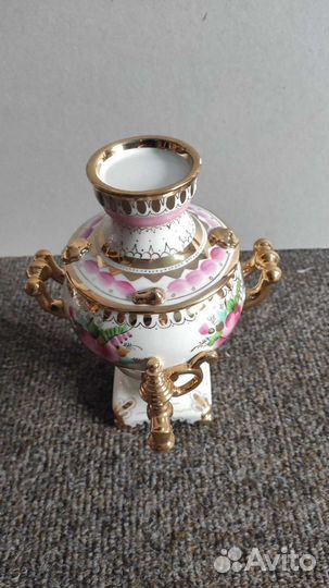 Самовар Гжель, фарфор