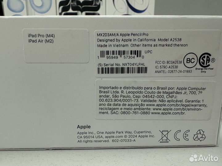 Apple Pencil Pro Оригинал