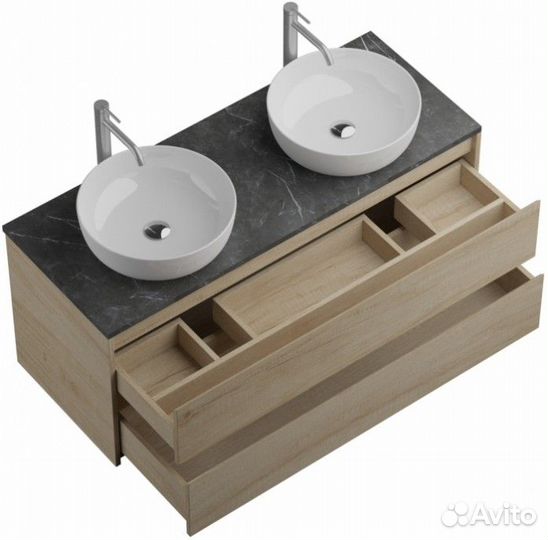 Мебель для ванной BelBagno Kraft-1200-KEP-120-2-MNO Rovere Nebrasca Nature