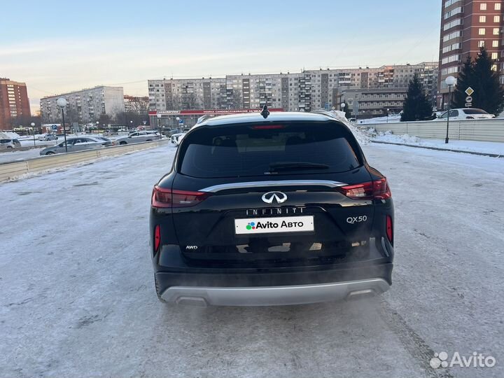 Infiniti QX50 2.0 CVT, 2018, 86 000 км