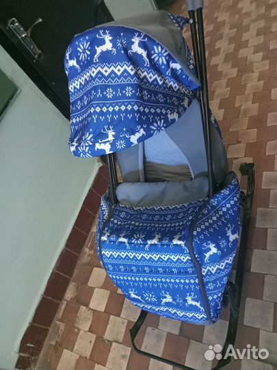Коляска санки
