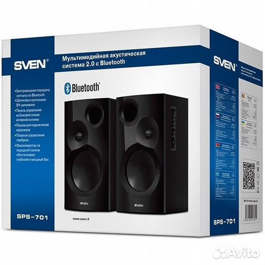 Колонки Sven SPS-701с Bluetooth. Новые