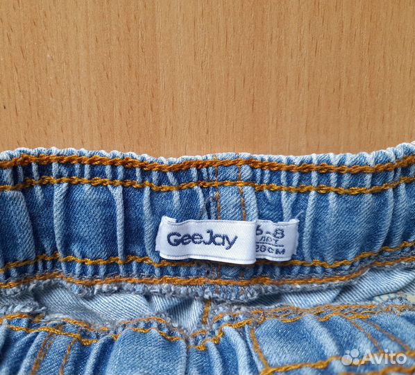 Бриджи джинсовые