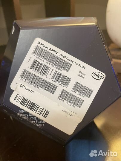 Процессор intel core i9 9900k