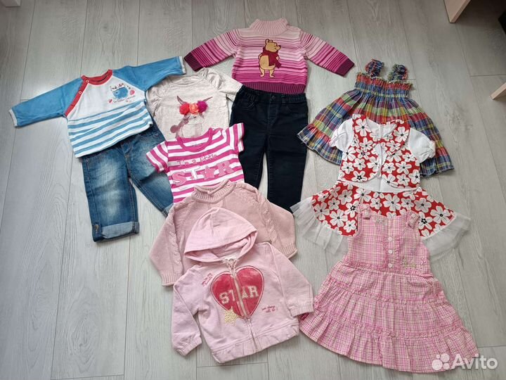 Вещи пакетом на девочку 1 год