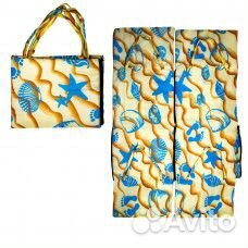 Коврик пляжный складная сумка для моря