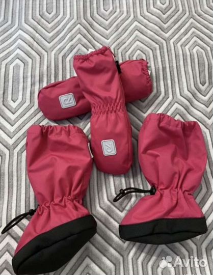 Краги и пинетки,состояние новых