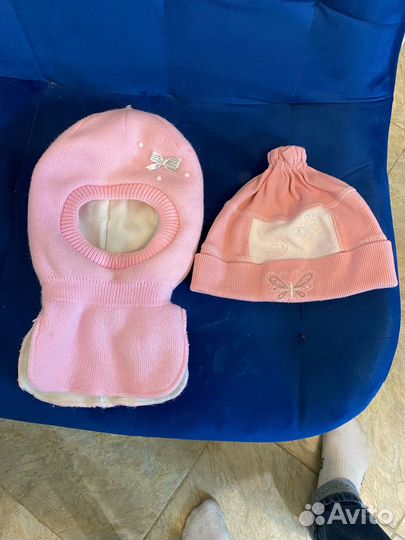 Шапка на 2 годика, цена за обе