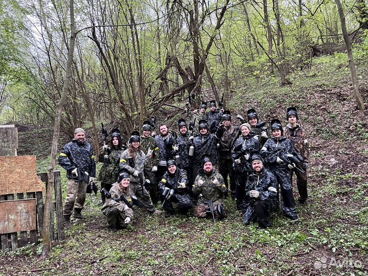 Игра в пейнтбол