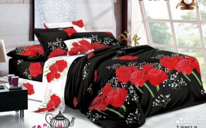 Комплект с готовым одеялом и подушки + простыня