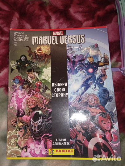 Marvel versus panini наклейки