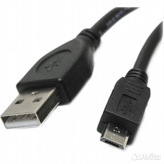 Кабель USB2.0 тип А(m) -microB(5P) 0,5м. #55850