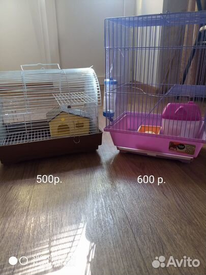 Клетка для грызунов бу и колесо