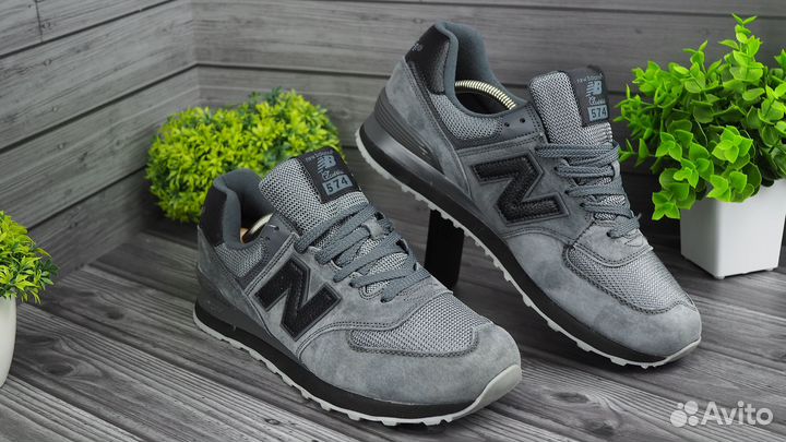 Кроссовки мужские New balance 574 серый 41-45 р